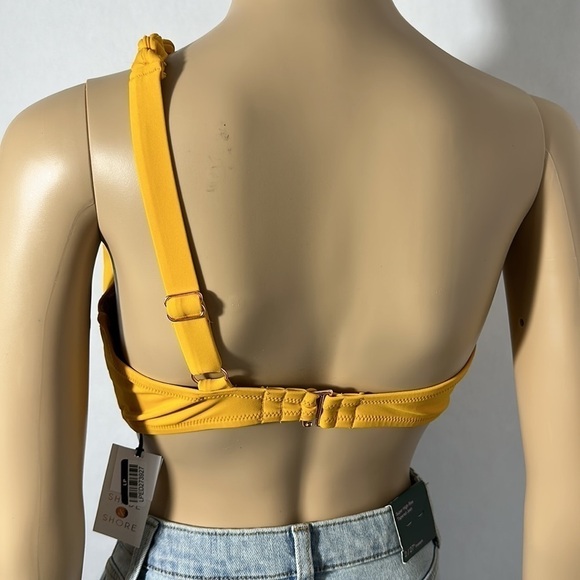 Shade & Shore Braided Yellow Bikini Top Under Wire (005M4L) - Picture 3 of 3